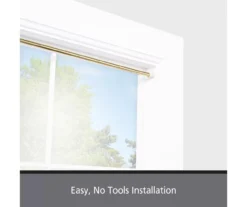 Kenney Fast Fit 4-Piece 7/16" Adjustable Tension Curtain Rod Set, (28"-48") -Cuisinart Store 810679604 A0 06