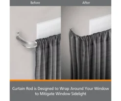 Kenney Fast Fit 2-Piece Adjustable Tension Curtain Rod Set, (28"-48") 31 Kenney Fast Fit 2-Piece Adjustable Tension Curtain Rod Set, (28"-48") -Cuisinart Store 810679607 A0 03