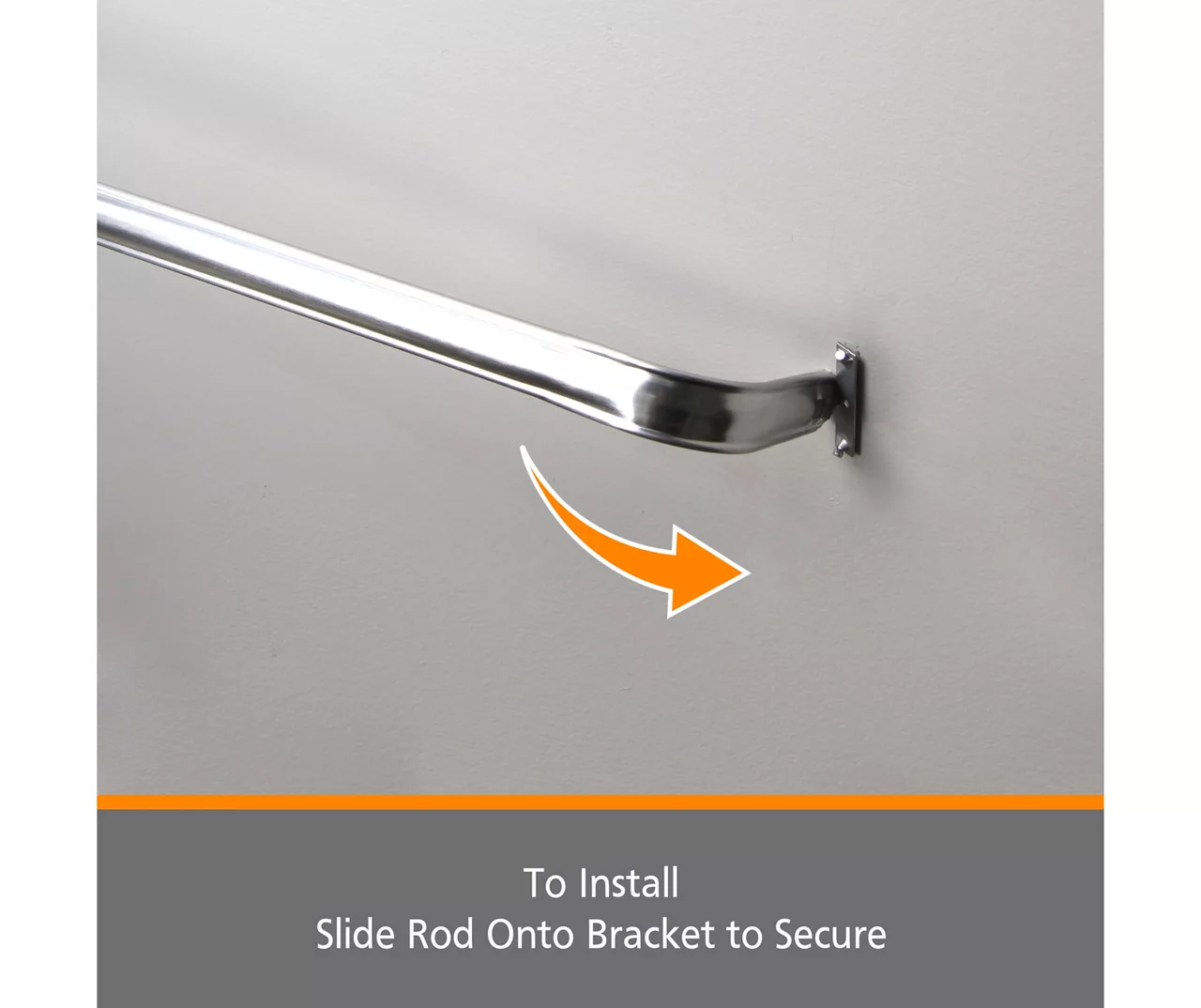 Kenney Fast Fit 2-Piece Adjustable Tension Curtain Rod Set, (28"-48") 14 Kenney Fast Fit 2-Piece Adjustable Tension Curtain Rod Set, (28"-48") - Image 14