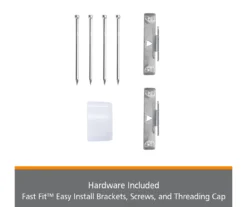 Kenney Fast Fit 2-Piece Adjustable Tension Curtain Rod Set, (28"-48") 28 Kenney Fast Fit 2-Piece Adjustable Tension Curtain Rod Set, (28"-48") -Cuisinart Store 810679608 A0 07