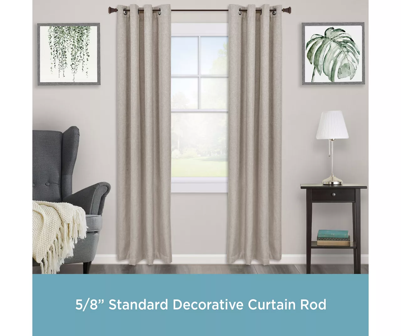 Kenney Seville 5/8" Adjustable Curtain Rod 19 Kenney Seville 5/8" Adjustable Curtain Rod - Image 19