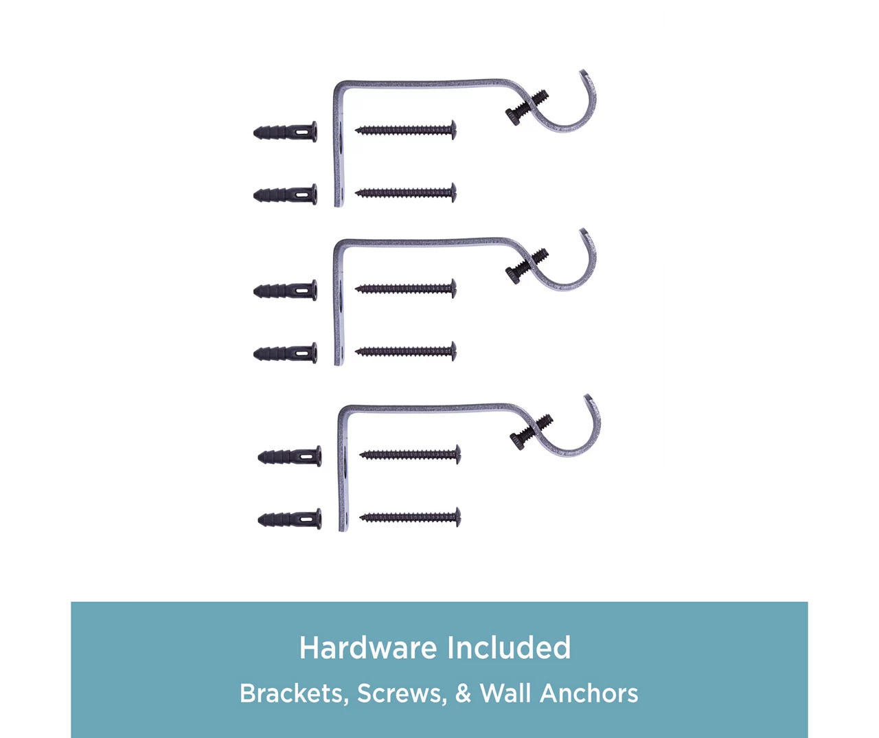 Kenney Faith 3/4" Adjustable Double Curtain Rod 6 Kenney Faith 3/4" Adjustable Double Curtain Rod - Image 6