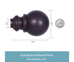 Kenney Bryce 3/4" Adjustable Curtain Rod -Cuisinart Store 810679614 A0 03