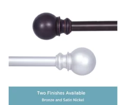 Kenney Bryce 3/4" Adjustable Curtain Rod -Cuisinart Store 810679614 A0 06