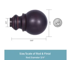 Kenney Bryce 3/4" Adjustable Curtain Rod -Cuisinart Store 810679615 A0 03