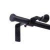 Kenney Double 5/8" Adjustable Curtain Rod Conversion Kit, (42"-120")