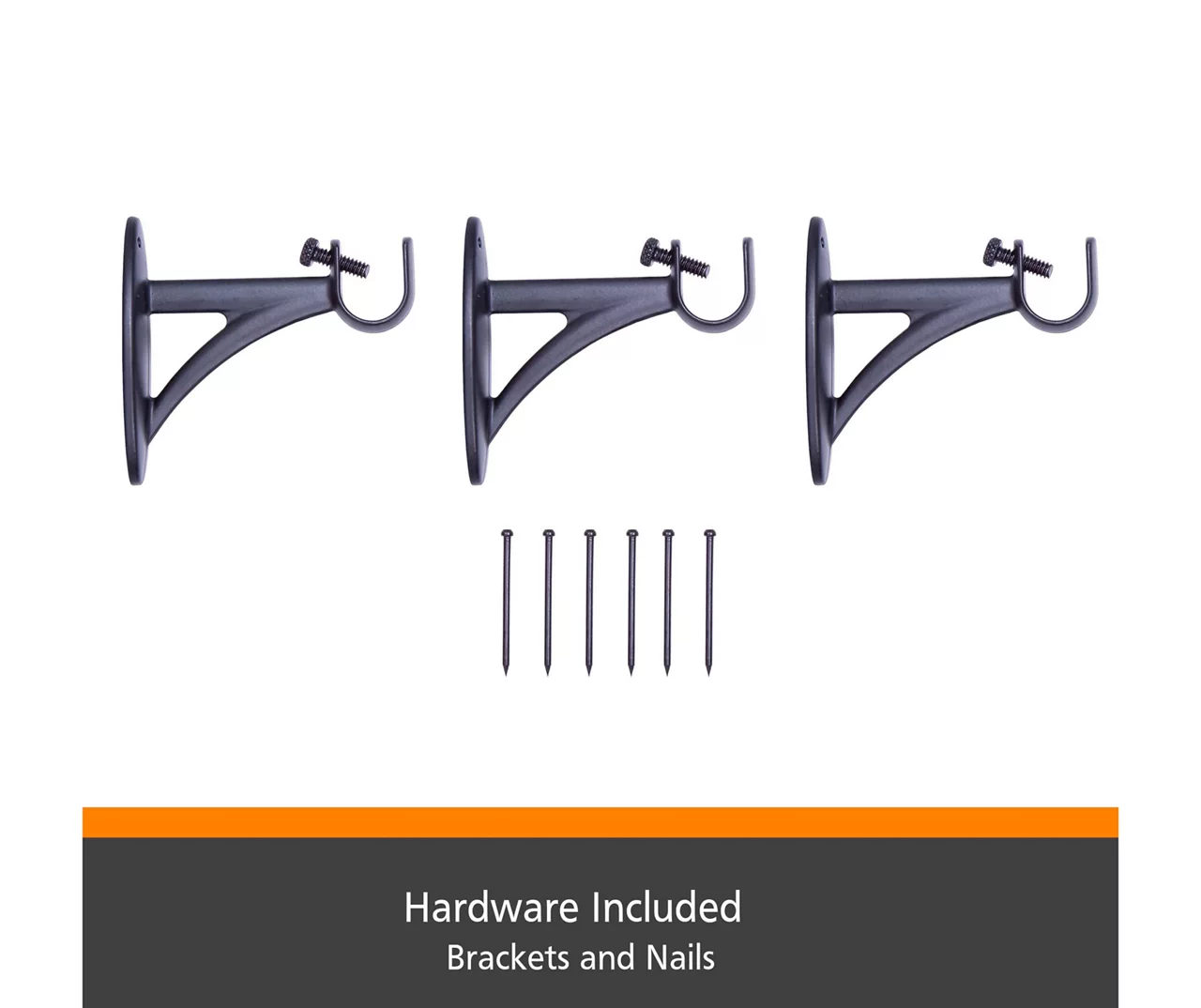 Kenney Dryden Fast Fit 5/8" Adjustable Curtain Rod 10 Kenney Dryden Fast Fit 5/8" Adjustable Curtain Rod - Image 10