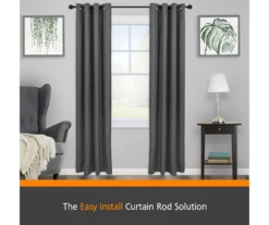 Kenney Dryden Fast Fit 5/8" Adjustable Curtain Rod 12 Kenney Dryden Fast Fit 5/8" Adjustable Curtain Rod -Cuisinart Store 810679627 A0 02