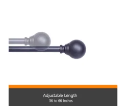 Kenney Dryden Fast Fit 5/8" Adjustable Curtain Rod 14 Kenney Dryden Fast Fit 5/8" Adjustable Curtain Rod -Cuisinart Store 810679627 A0 04