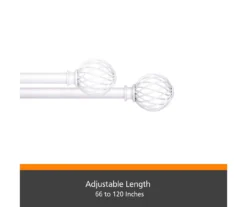 Kenney Swindell Fast Fit 5/8" Adjustable Curtain Rod -Cuisinart Store 810679628 A0 04