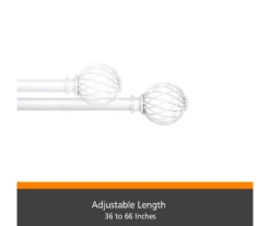 Kenney Swindell Fast Fit 5/8" Adjustable Curtain Rod -Cuisinart Store 810679629 A0 04