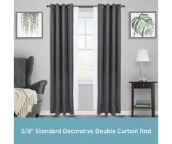 Kenney Wakefield Adjustable Double Curtain Rod 12 Kenney Wakefield Adjustable Double Curtain Rod -Cuisinart Store 810679631 A0 02