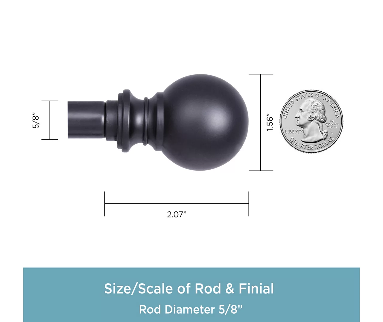 Kenney Wakefield Adjustable Double Curtain Rod 4 Kenney Wakefield Adjustable Double Curtain Rod - Image 4