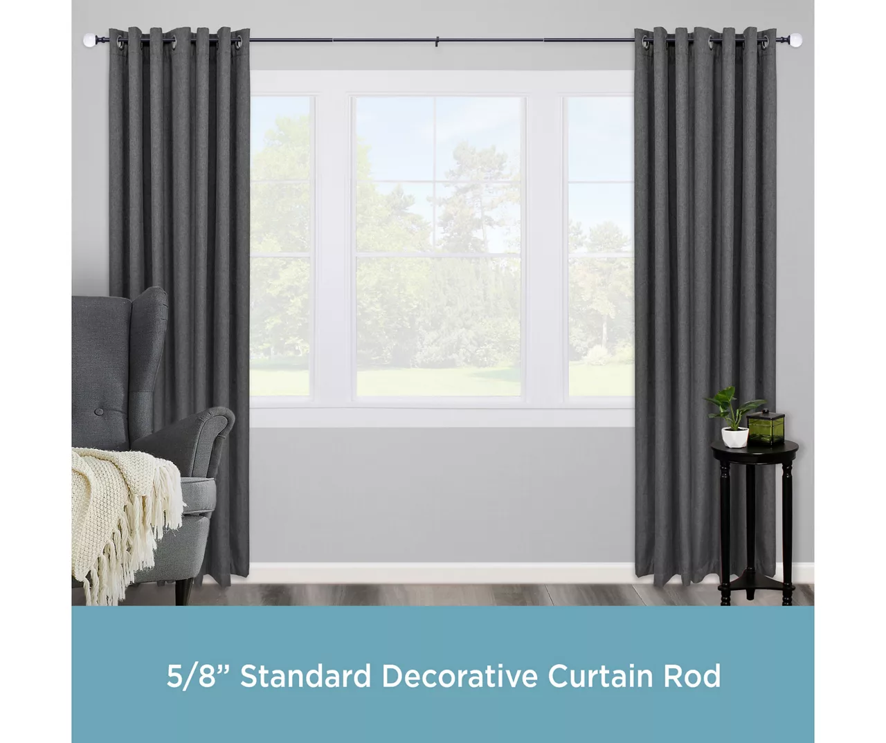 Kenney Finley 5/8" Adjustable Curtain Rod 12 Kenney Finley 5/8" Adjustable Curtain Rod - Image 12