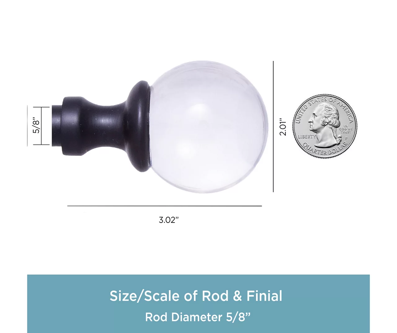 Kenney Finley 5/8" Adjustable Curtain Rod 9 Kenney Finley 5/8" Adjustable Curtain Rod - Image 9