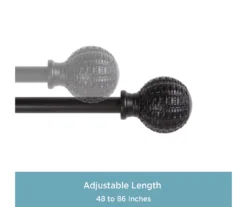 Kenney Ball 5/8" Adjustable Curtain Rod -Cuisinart Store 810679635 A0 04