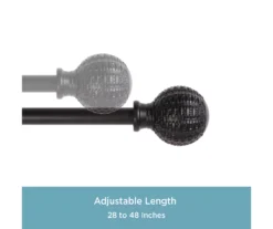 Kenney Ball 5/8" Adjustable Curtain Rod -Cuisinart Store 810679636 A0 04