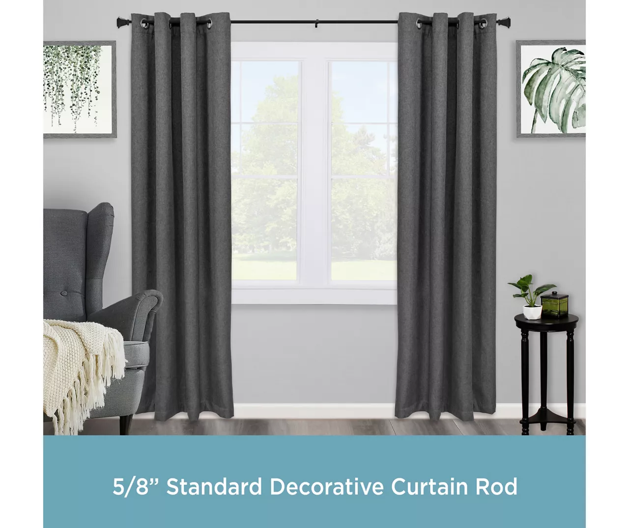 Kenney Seville 5/8" Adjustable Curtain Rod 11 Kenney Seville 5/8" Adjustable Curtain Rod - Image 11